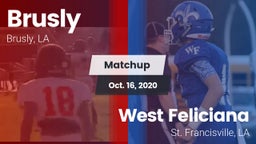 Matchup: Brusly vs. West Feliciana  2020