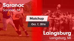 Matchup: Saranac vs. Laingsburg  2016