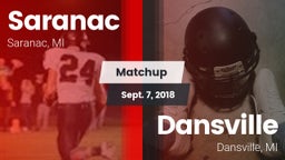 Matchup: Saranac vs. Dansville  2018