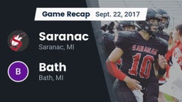Recap: Saranac  vs. Bath  2017