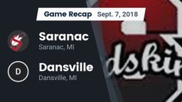 Recap: Saranac  vs. Dansville  2018