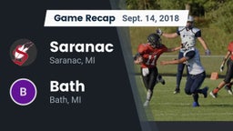 Recap: Saranac  vs. Bath  2018