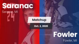 Matchup: Saranac vs. Fowler  2020