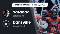Recap: Saranac  vs. Dansville  2022