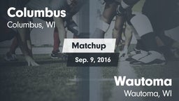 Matchup: Columbus vs. Wautoma  2016