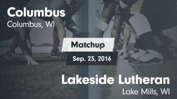 Matchup: Columbus vs. Lakeside Lutheran  2016