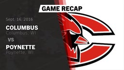 Recap: Columbus  vs. Poynette  2016