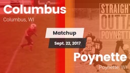 Matchup: Columbus vs. Poynette  2017