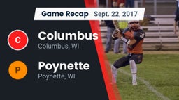 Recap: Columbus  vs. Poynette  2017
