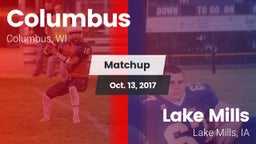 Matchup: Columbus vs. Lake Mills  2017