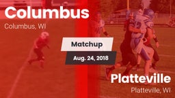 Matchup: Columbus vs. Platteville  2018