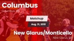 Matchup: Columbus vs. New Glarus/Monticello  2018