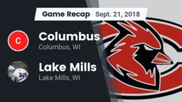 Recap: Columbus  vs. Lake Mills  2018