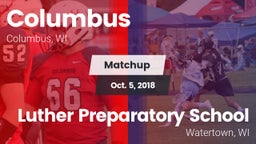 Matchup: Columbus vs. Luther Preparatory School 2018
