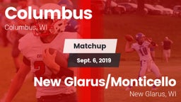 Matchup: Columbus vs. New Glarus/Monticello  2019