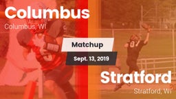 Matchup: Columbus vs. Stratford  2019