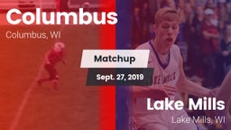 Matchup: Columbus vs. Lake Mills  2019
