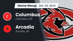 Recap: Columbus  vs. Arcadia  2019