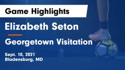 Elizabeth Seton  vs Georgetown Visitation  Game Highlights - Sept. 10, 2021