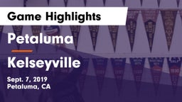 Petaluma  vs Kelseyville Game Highlights - Sept. 7, 2019