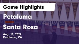 Petaluma  vs Santa Rosa Game Highlights - Aug. 18, 2022