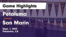 Petaluma  vs San Marin  Game Highlights - Sept. 1, 2022