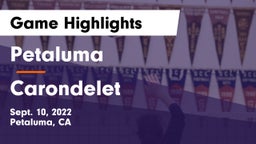 Petaluma  vs Carondelet  Game Highlights - Sept. 10, 2022