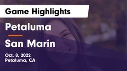 Petaluma  vs San Marin  Game Highlights - Oct. 8, 2022