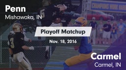 Matchup: Penn  vs. Carmel  2016