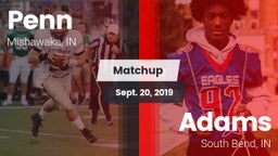 Matchup: Penn  vs. Adams  2019