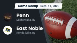 Recap: Penn  vs. East Noble  2020