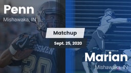 Matchup: Penn  vs. Marian  2020