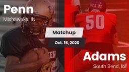 Matchup: Penn  vs. Adams  2020