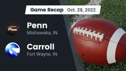 Recap: Penn  vs. Carroll  2022