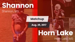 Matchup: Shannon vs. Horn Lake  2017