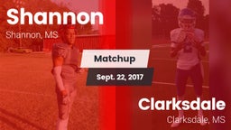 Matchup: Shannon vs. Clarksdale  2017