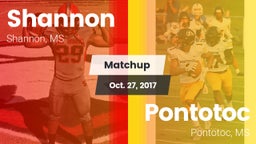 Matchup: Shannon vs. Pontotoc  2017