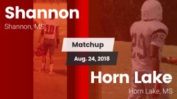 Matchup: Shannon vs. Horn Lake  2018