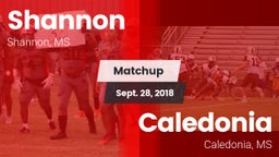 Matchup: Shannon vs. Caledonia  2018