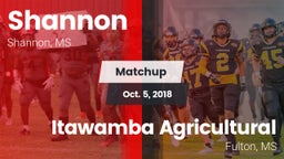 Matchup: Shannon vs. Itawamba Agricultural  2018