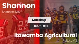 Matchup: Shannon vs. Itawamba Agricultural  2019