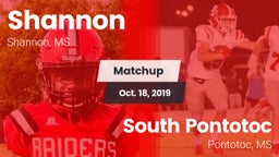 Matchup: Shannon vs. South Pontotoc  2019