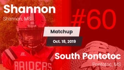 Matchup: Shannon vs. South Pontotoc  2019