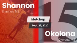 Matchup: Shannon vs. Okolona  2020