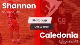 Matchup: Shannon vs. Caledonia  2020