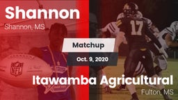 Matchup: Shannon vs. Itawamba Agricultural  2020