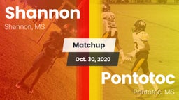 Matchup: Shannon vs. Pontotoc  2020