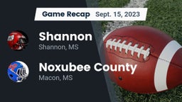Recap: Shannon  vs. Noxubee County  2023