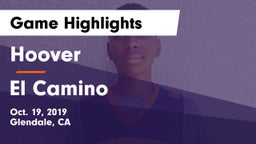 Hoover  vs El Camino Game Highlights - Oct. 19, 2019