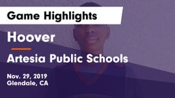 Hoover  vs Artesia Public Schools Game Highlights - Nov. 29, 2019